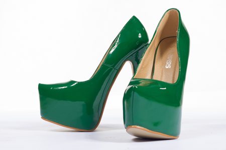High heels GLAM&GLAMADISE - Green -