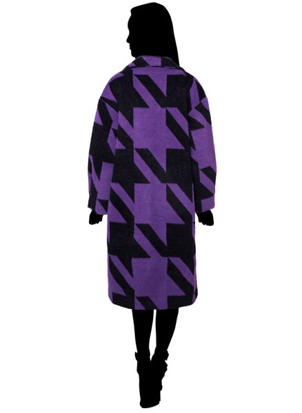 Women's coat Due Linee - Violet -