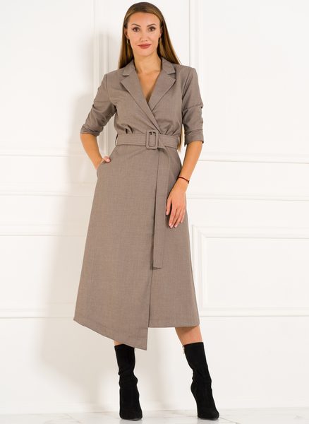 Midi dress Due Linee - Grey -