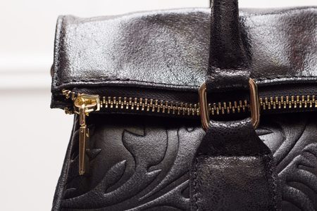 Real leather handbag Glamorous by GLAM - Black -