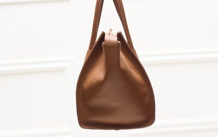 Real leather shoulder bag Glamorous by GLAM - Brown -