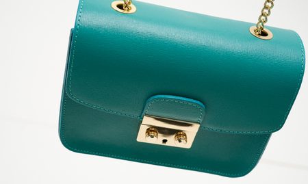 Bolso de cuero crossbody para mujer Glamorous by GLAM - Azul -