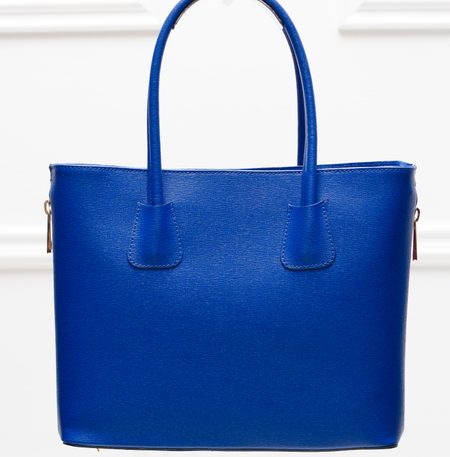 Real leather shoulder bag Glamorous by GLAM - Blue -