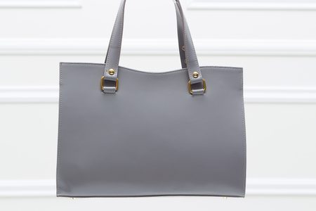 Real leather shoulder bag Glamorous by GLAM - Grey -