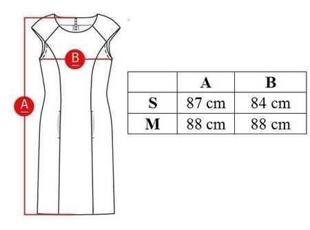 Női A-vonalú ruha Due Linee - Kék -