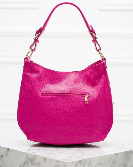 Real leather shoulder bag Glamorous by GLAM - Pink -