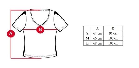 Női top Due Linee - Fekete -