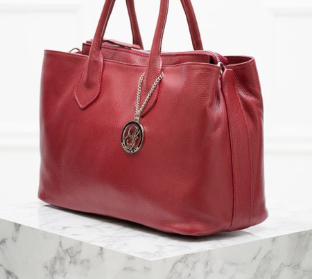 Borsa a mano da donna in pelle Glamorous by GLAM - Rosso -