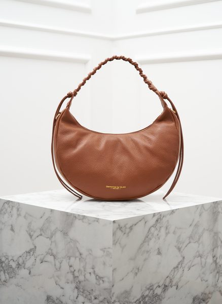 Real leather shoulder bag Glamorous by GLAM - Brown -