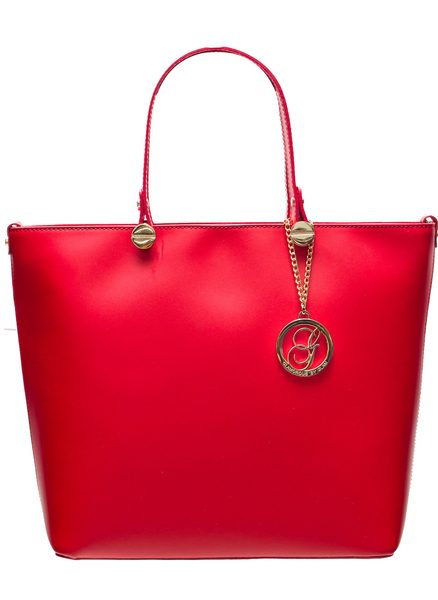 Bolso de cuero de mano para mujer Glamorous by GLAM - Rojo -