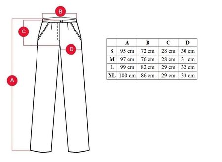 Damskie spodnie Due Linee - beżowy -