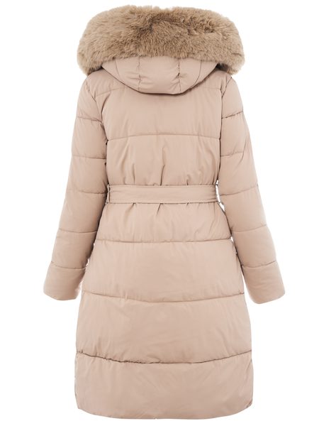 Due Linee Geacă de iarnă de damă - Bej -