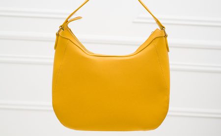 Real leather shoulder bag Tru Trussardi - Yellow -