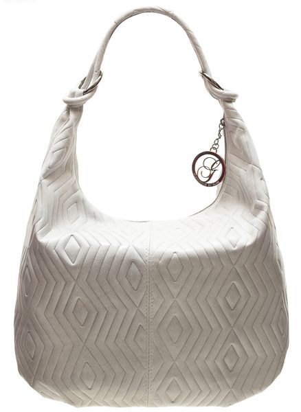 Bolso de hombro de cuero para mujer Glamorous by GLAM - Gris -