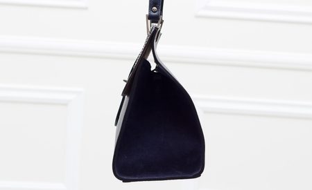 Bolso de cuero de mano para mujer Glamorous by GLAM - Azul oscuro -