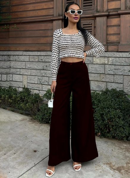 Top donna Glamorous by Glam - Bianco - nero -