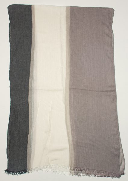 Women's scarf Due Linee - Grey -