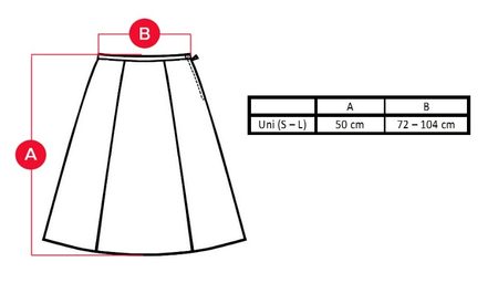 Dámská koženková plizováná sukně - modrá -