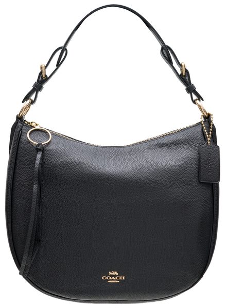 Glamadise Italian fashion paradise Real leather shoulder bag Coach Black Coach Shoulder bags Leather bags Glamadise italian fashion paradise