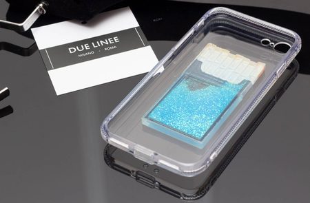 Védőtok iPhone 7/8 készülékekhez Due Linee - Kék