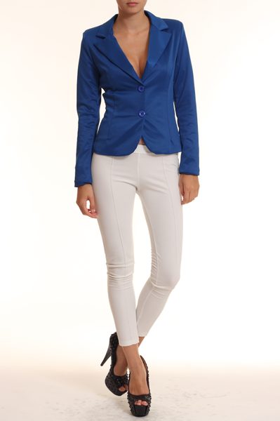 Dámské letní sako modrá -