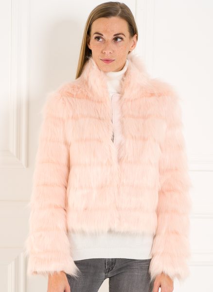 Női téli kabát Guess - Rózsaszín -