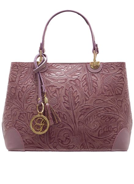 Bolso de cuero de mano para mujer Glamorous by GLAM - Rosa -