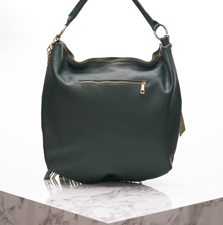 Borsa a spalla da donna in pelle Glamorous by GLAM - Verde -