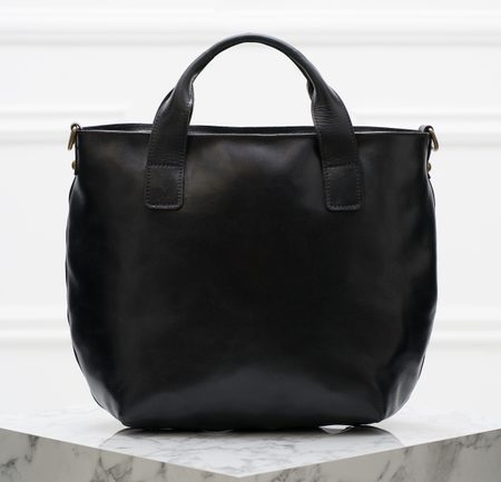 Borsa a mano da donna in pelle Glamorous by GLAM Santa Croce - Nero -