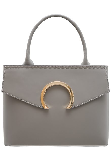 Borsa a mano da donna in pelle Glamorous by GLAM - Grigio -