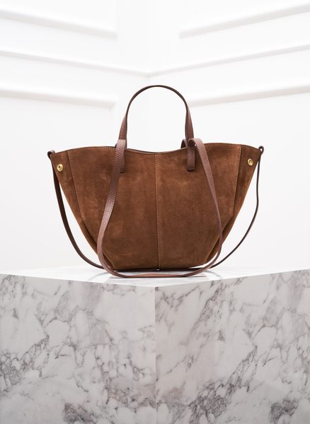 Real leather shoulder bag Glamorous by GLAM - Brown -