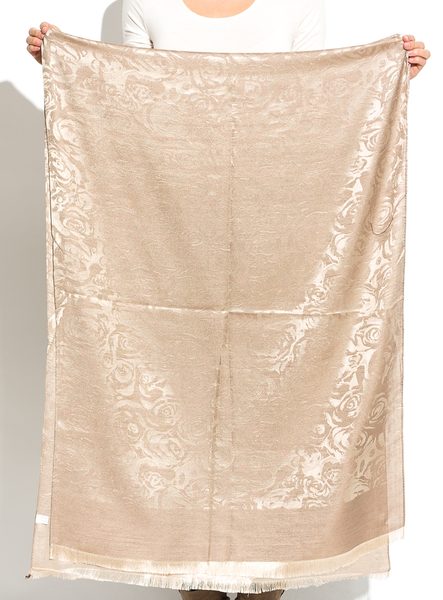 Dámská zlato-béžová šála -