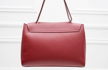 Real leather shoulder bag Glamorous by GLAM - Red -