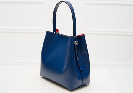 Borsa a spalla da donna in pelle Glamorous by GLAM - Blu -