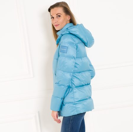 Damska kurtka zimowa Calvin Klein - niebieski -