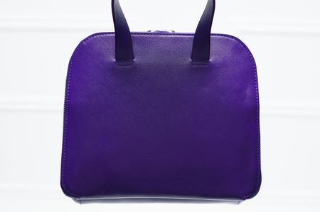 Bolso de cuero de mano para mujer Guy Laroche Paris - Azul -