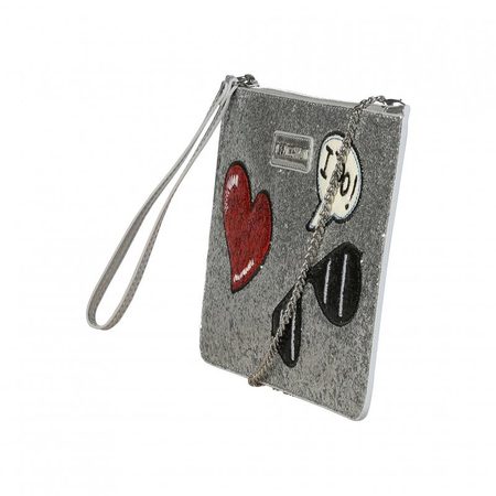 Women's clutch Love Moschino - Silver -