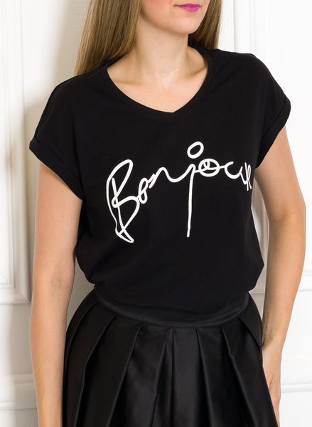 Camiseta para mujer Due Linee - Negro -