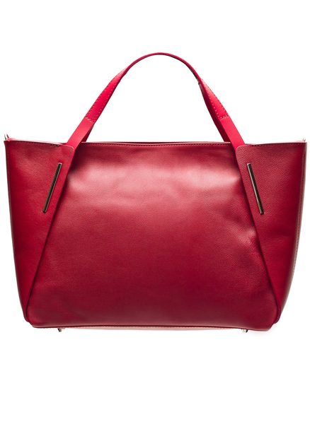 Bolso de cuero de mano para mujer Glamorous by GLAM - Rojo -