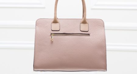 Borsa a mano da donna in pelle Glamorous by GLAM - Beige -