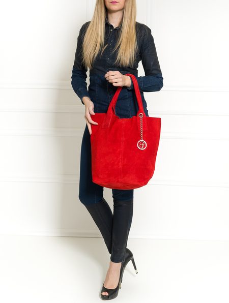 Borsa shopper da donna in pelle Glamorous by GLAM - Rosso -