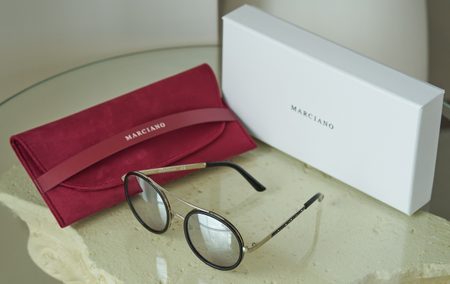 Damskie okulary przeciwsłoneczne Guess by Marciano - czarny -