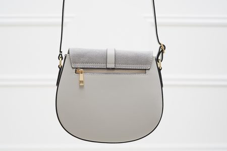 Real leather crossbody bag Glamorous by GLAM - Grey -