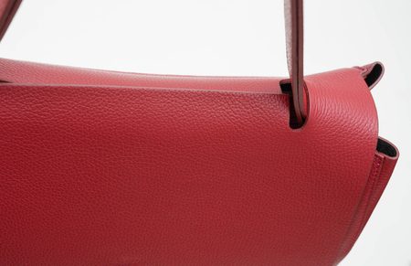 Real leather shoulder bag Glamorous by GLAM - Red -