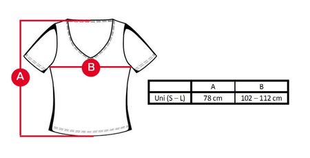 Top s listy zelený -