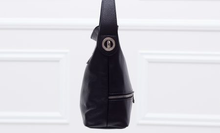 Bolso de hombro de cuero para mujer Glamorous by GLAM - Negro -