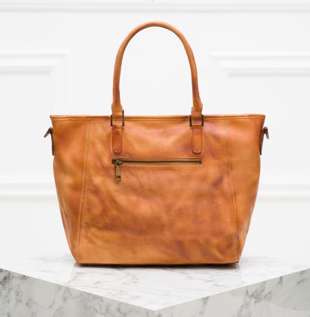 Real leather shoulder bag Glamorous by GLAM Santa Croce - Brown -