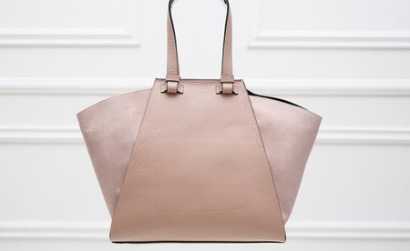 Real leather shoulder bag Glamorous by GLAM - Pink -