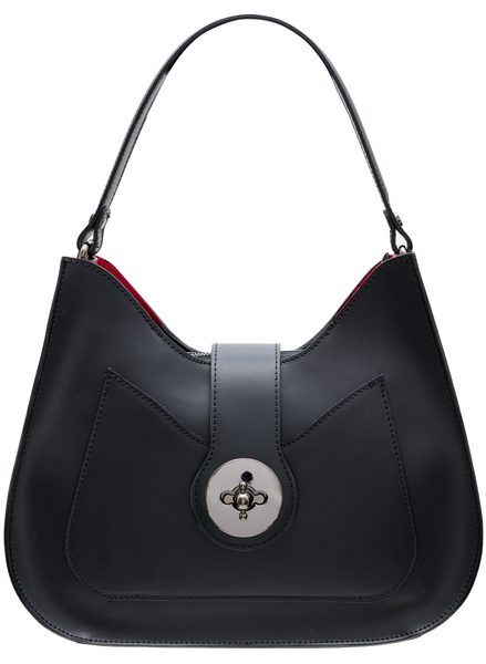 Borsa a spalla da donna in pelle Glamorous by GLAM - Nero -