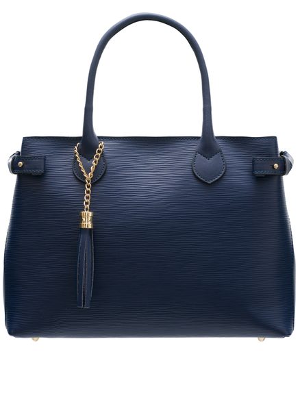 Real leather handbag Glamorous by GLAM - Dark blue -